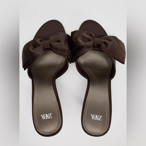 🔥🔥Zara bow tie heels - Picture 4 of 5